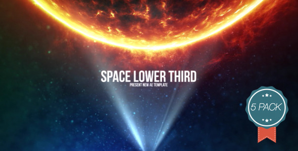 Space Light Lower Third V4 (5 Pack)