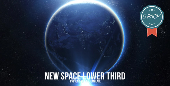 Space Light Lower Third V3 (5 Pack)