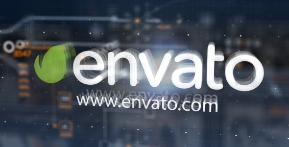 Technology Holographic Logo Reveal