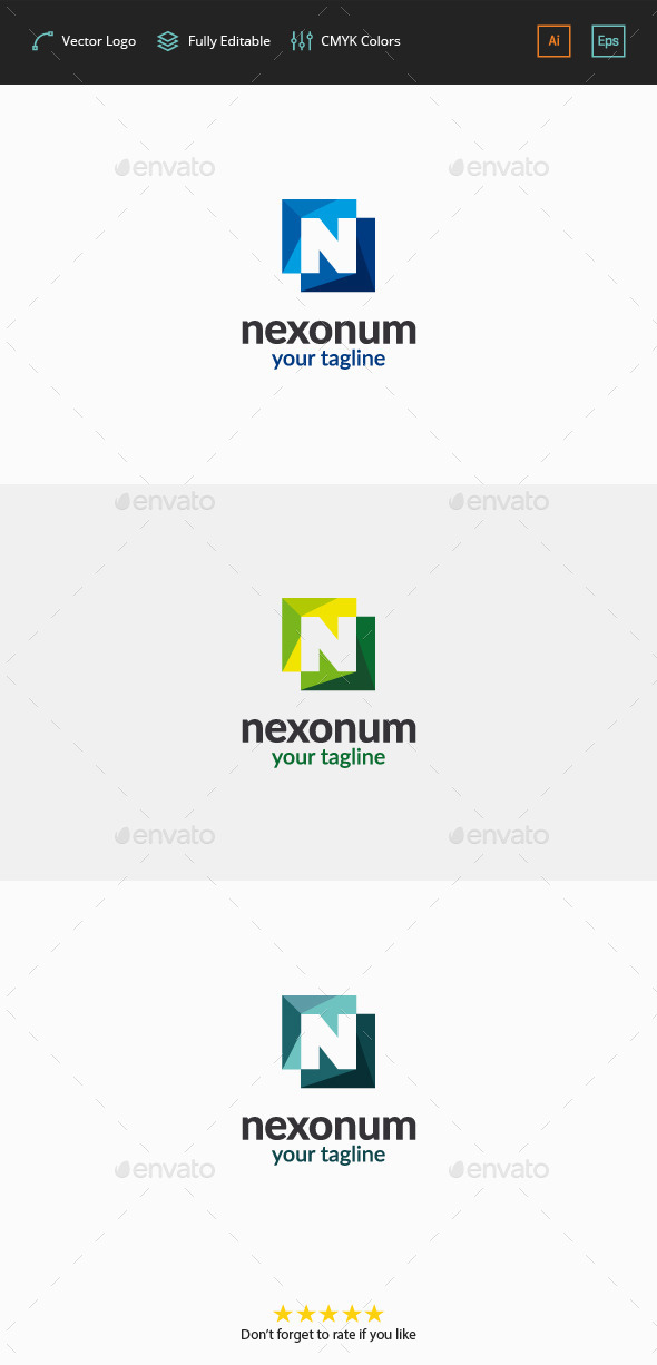 Nexonum Logo - Letter N
