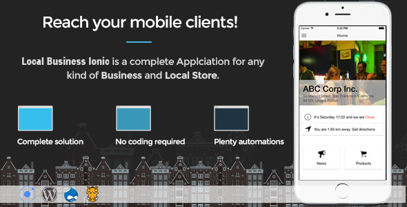 Local Business Ionic - Full Application