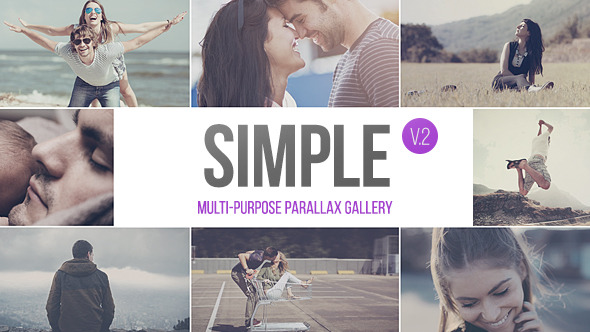 SIMPLE v.2 - Parallax Photo Gallery | 2.5k
