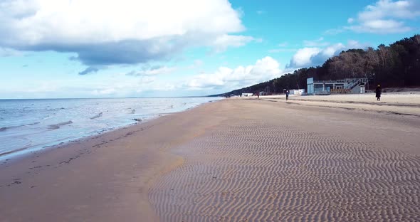 Jurmala Beach Aerial