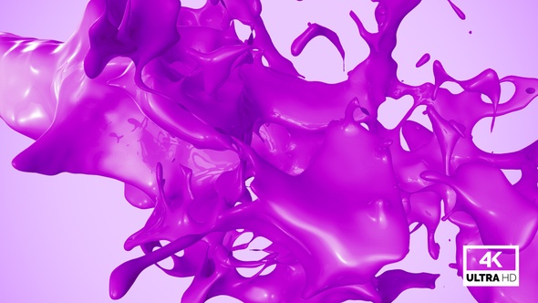 Purple Paint Jet Stream Splash V4