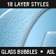 18 Glass Bubble Photoshop Layer Styles - GraphicRiver Item for Sale