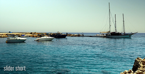 Yachts And Boats In Blue Bay