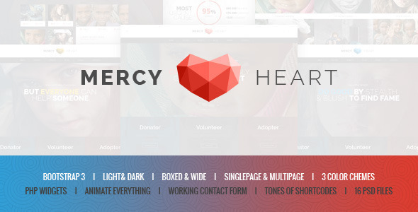  Mercy Heart - Modern Charity HTML Template 