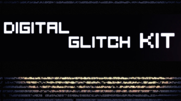 Glitch kit - Trailer. Slideshow. Logo Opener. alt