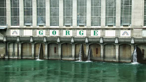 Gorge Dam On The Skagit River