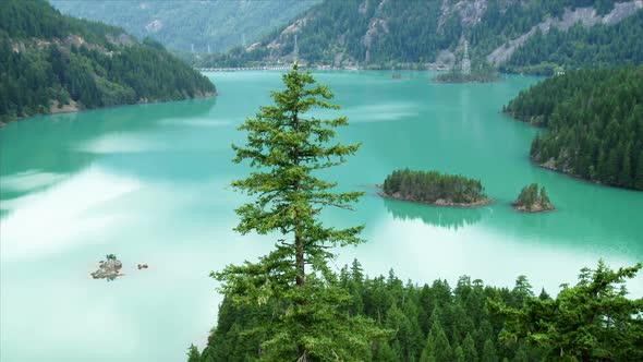 Diablo Lake In North Cascades National Park