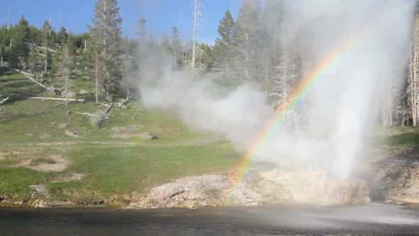 Rainbow, Riverside Geyser 2