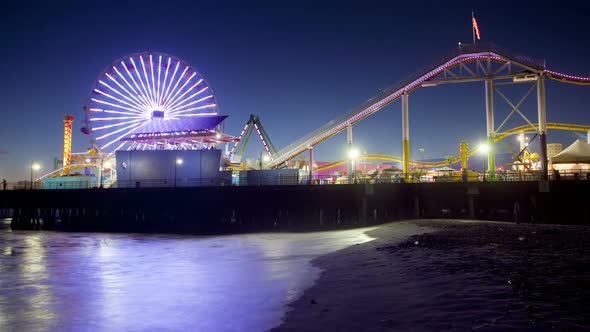 Santa Monica Pier, Time Lapse