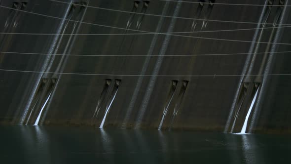 Spillway And Power Lines At Grand Coulee Dam