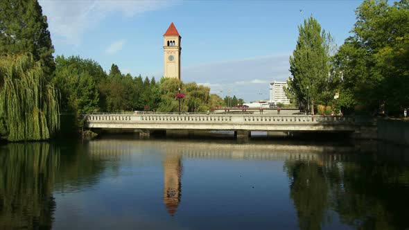 Spokane River In Riverfront Park