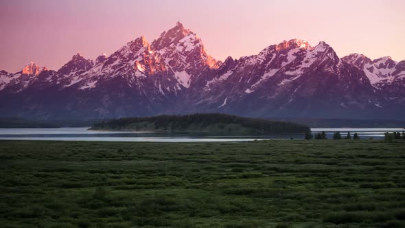 Grand Tetons, Time Lapse