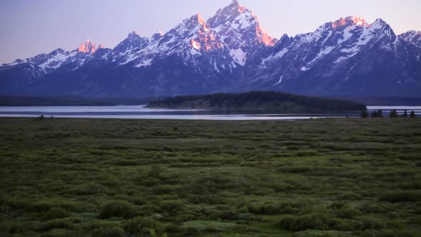 Grand Tetons Sunset