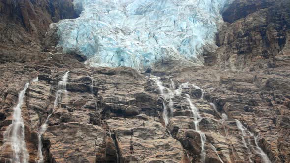 Waterfall From Angel Glacier 2