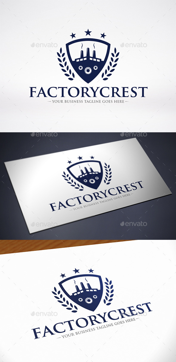 Factory Crest Logo Template