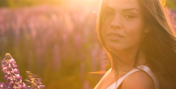 Woman in the Evening Sun