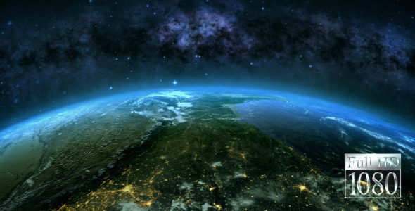 Earth Space Panorama 