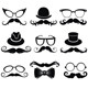 Mustache. Retro Party Set - GraphicRiver Item for Sale