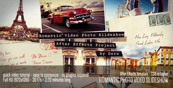 Romantic Photo Video Slideshow