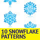 Ten Snowflake Patterns  - GraphicRiver Item for Sale