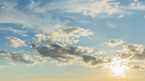 Sunset Clouds In Motion 3