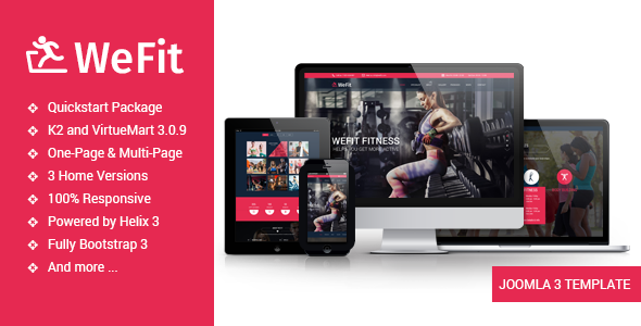 Wefit - Health, Sport, Gyms and Trainers Template