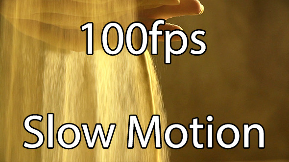 Falling Sand On Black Background alt