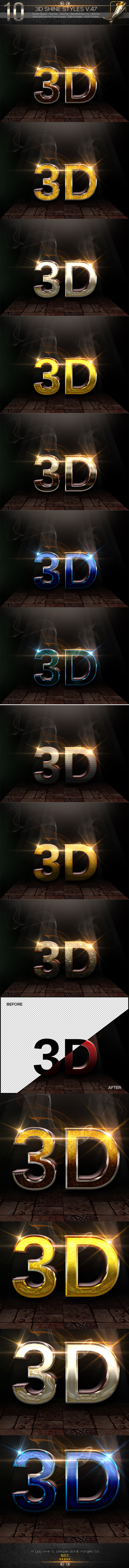 10 3D Text Styles V.47