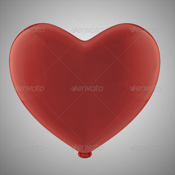 Heart Balloon (Layered)