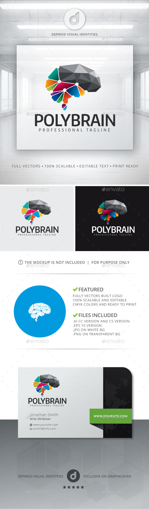 Poly Brain Logo
