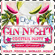 Gin Cocktail Nights Party Flyer - GraphicRiver Item for Sale