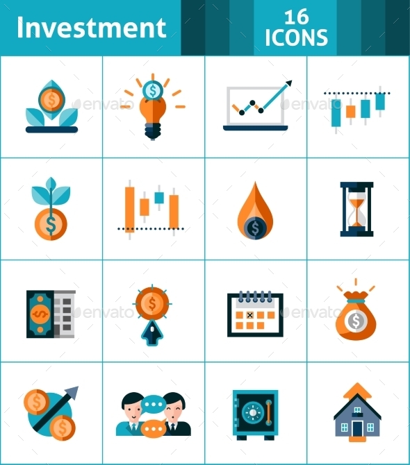 Investment Icons Set