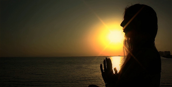 Meditation at Sunset