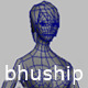 Low Poly Super Human Female Base Mesh 3D Model - 3DOcean Item for Sale