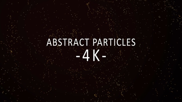 Abstract Particles 4K