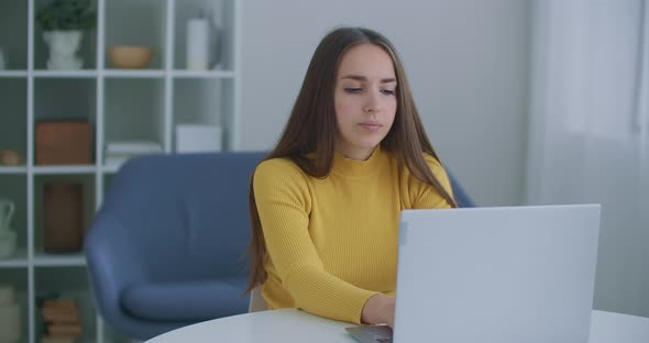 Stressed Frustrated Businesswoman Wearing Suffering From Headache at Work, Exhausted Tensed Worker