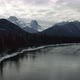 Winter Mountains and River Aerial - VideoHive Item for Sale