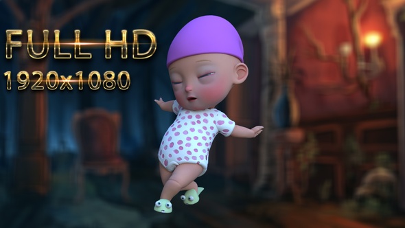 Cartoon Baby Dance V06