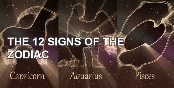 12 signs of the Zodiac pack.