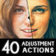 40 Color Adjustment Lookup Actions LUTs - GraphicRiver Item for Sale