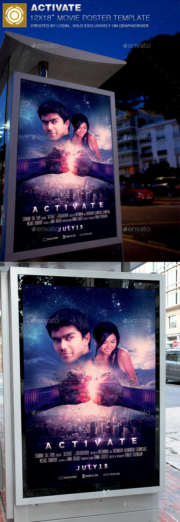 Activate Movie Poster Template