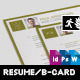 Clean 3-Part Resume 01 - GraphicRiver Item for Sale