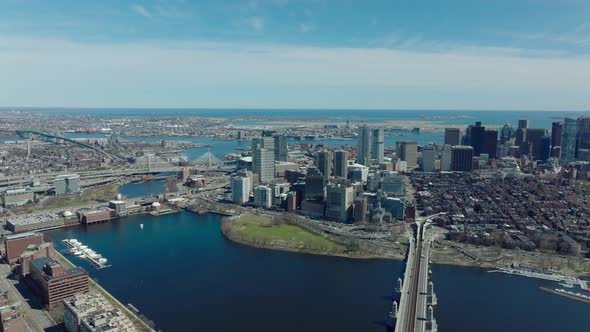 Aerial Panoramic View of Metropolis