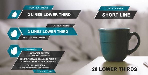 Lower Third From Triangles