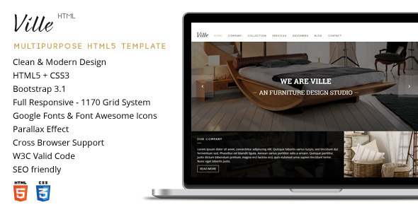 Ville - Multi-Purpose HTML Template