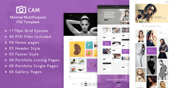 CAM | Minimal MultiPurpose PSD Template