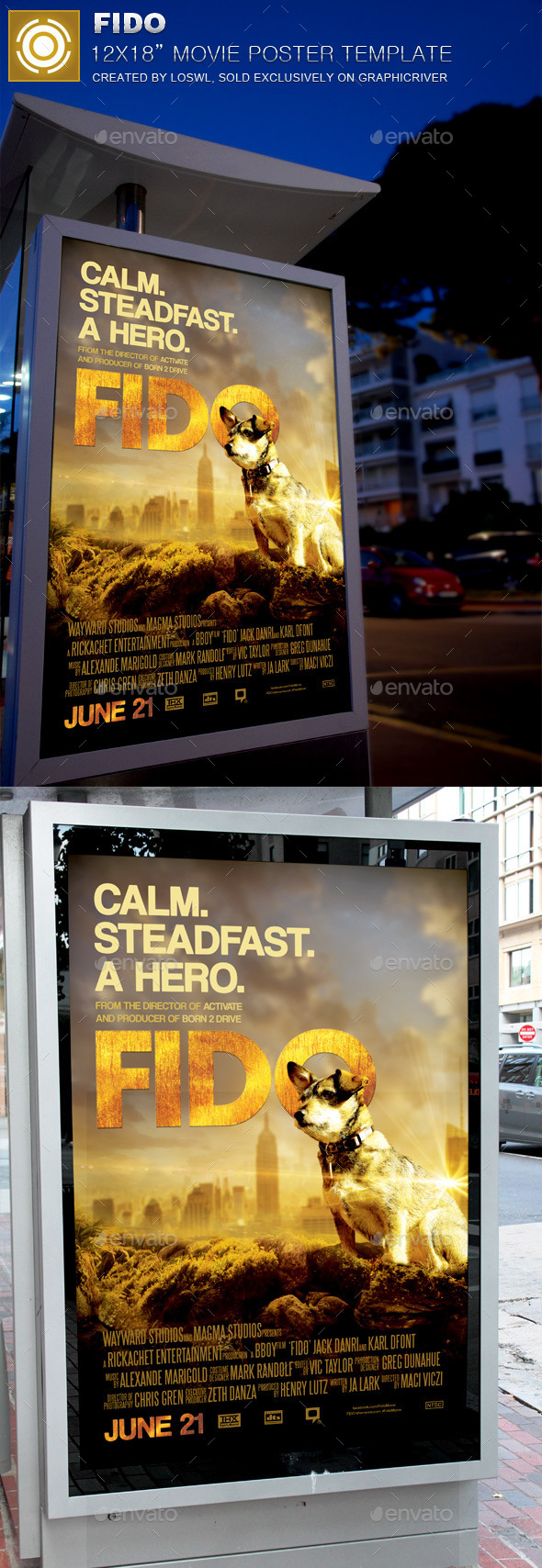 Fido Movie Poster Template